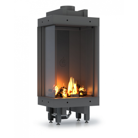 THERMOGATZ Τζάκι Αερίου Standing Corner Γωνιακό 116cm 02.204.589